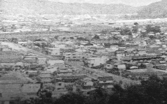 1973 Ibara city,whole view