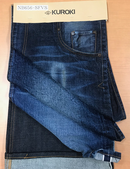 HEAVY OZ SELVAGE DENIM DYED IN DEEP INDIGO