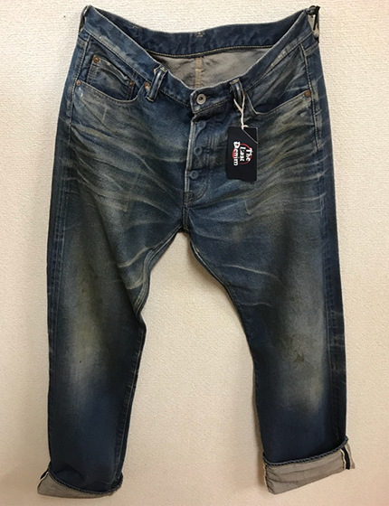 WASHED 5 POCKETS JEANS