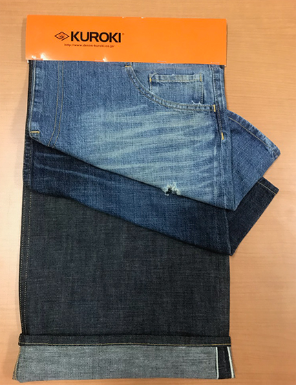 10OZ SELVAGE DENIM DYED IN INDIGO